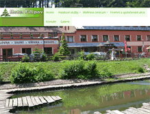 Tablet Screenshot of hotel-filipov.com